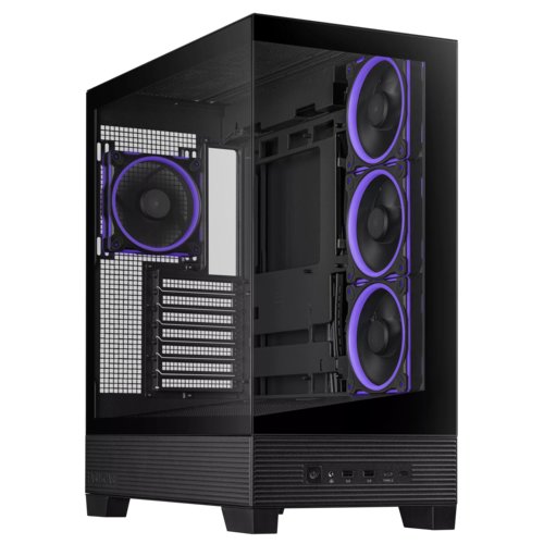 ASUS A31 PLUS Case - Mid Tower - ARGB - ATX, Micro-ATX, Mini-ITX, BTF - Black