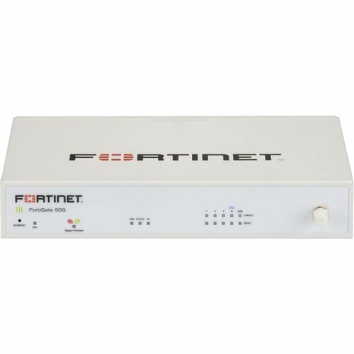 FortiGate 50G-SFP-POE 3xRJ45 PoE+ ports, 1xRJ45 PoE+ WAN, 1xRJ45 WAN port, 1xSFP port
