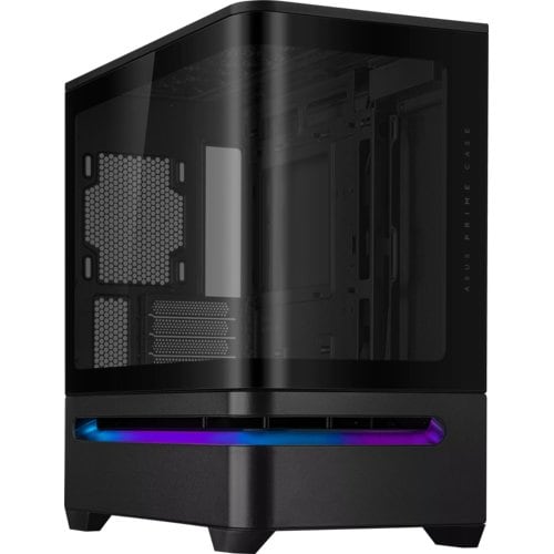 ASUS Prime AP202 MicroATX Case with Tempered Glass (Black)