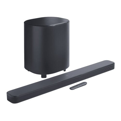JBL Bar 500MK2 5.1 Bluetooth Sound Bar Speaker - 750 W RMS - Google Assistant, Siri Supported - Black - Wall Mountable - 4
