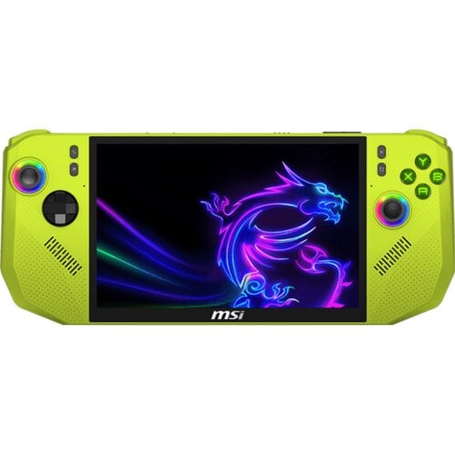 MSI Claw A8 BZ2EM-011AU Neon Green Colour Gaming Handheld AMD Ryzen Z2 Extreme 8in FHD 120Hz IPS Touchscreen DDR5x 24GB 1T