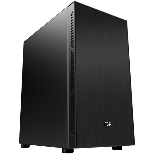 FSP CST220S M-ATX SILENT OFFICE CASE BLACK, USB3.0 X2. TYPE-C X1, PRE-INSTALLED 120MM FAN X 3, SUPPORT 260MM LENGTH VGA AN