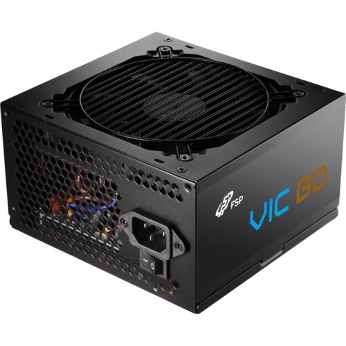 FSP 650W VIC BD ATX 3.1 BRONZE NON MODULAR BLACK PSU, EMBOSSED CABLES, 105? BULK CAPACITOR, DC-DC MODULE, AND SAFETY PROTE