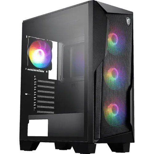 ATX Mid Tower 4xRGB Fans 1 Fan Hub