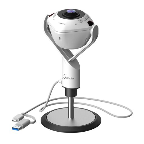 360 deg AI-Powered Webcam with Speakerphone