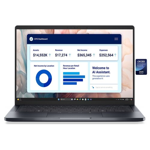 Dell Pro 14 Essentials PV14250 - 14in FHD+ 1920x1200 - Core 7 150U - 16GB 1x16GB - 512GB SSD - HD Camera - 3-Cell 41W - Wi