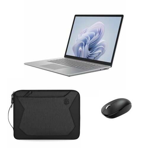 Surf Lpt 6 13.5 Ultra 5/16/256 Plt W11P (ZJQ-00041) + MYTH SLEEVE 14 - MAGNET BLACK (STM-114-430M-01) + BLUETOOTH MOUSE BL