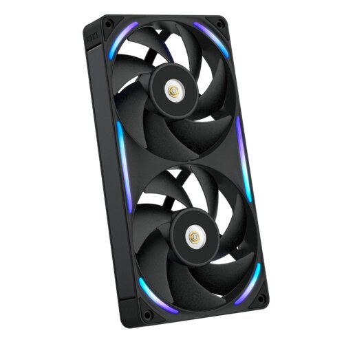 NZXT RF-U24PN-B1 Cooling Fan - PC, Radiator, Heatsink - 120 mm Maximum Fan Diameter - 2 x Fan(s) - 176.70m³/h Maximum Airf