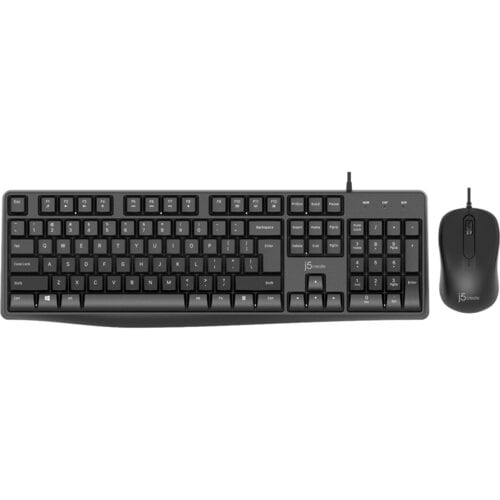 Full-Size Desktop Keyboard and Mouse Combo