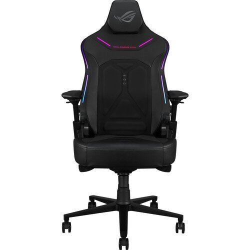 ASUS ROG Courser SL302 Gaming Chair - 4D Armrests - 90-155° Recline - 136kg Max Load - Magnetic Headrest, Lumbar Support -