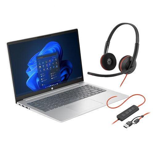 PB 4 G1IR I5-1334U 16 16GB 512GB W11P  Poly BW 3220 Stereo USB-C HS +USB-C/A