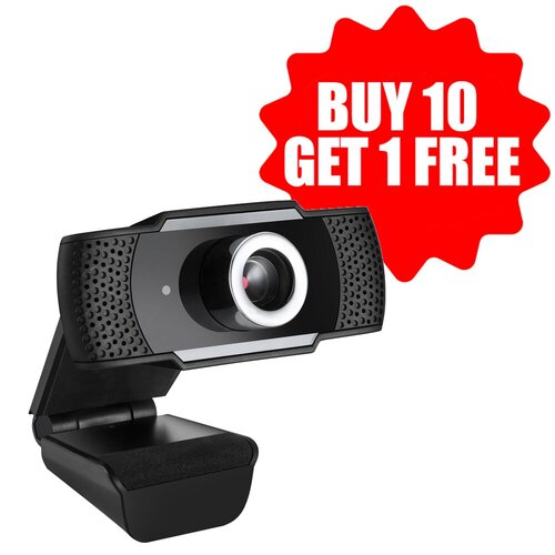 CyberTrack H4 1080P (2.0 Megapixel) Webcam with build in Microphone - Buy 10 Get 1 FREE
