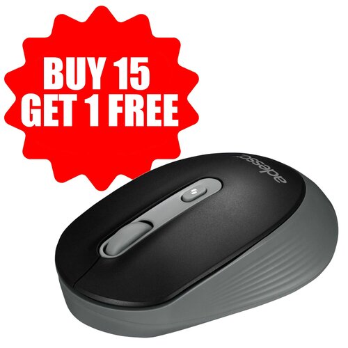 iMouse A30B Wireless Mouse with AI CoPilot Shortcut Button (Black) - Buy 15 Get 1 FREE