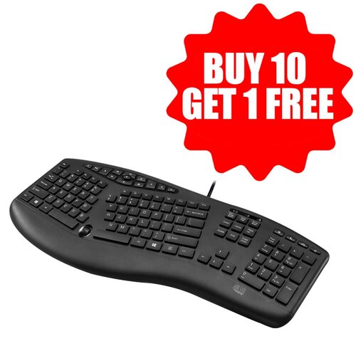 TruForm Ergonomic Desktop Keyboard - Buy 10 Get 1 FREE