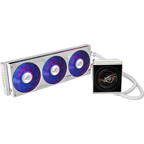 ROG Strix LC IV 360 ARGB LCD WHITE with 5.08in IPS display AIO Q-Connector for clutter-free installation powerful pump int