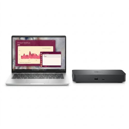 Dell Pro 14 PC14250 - 14in FHD+ 1920x1200 Touch - Ultra 5 235U - 16GB 1x16GB - 512GB SSD - FHD IR Camera - 3-Cell 45W - Wi