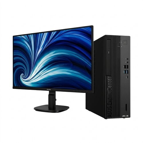 EXPERTCENTER D7 SFF I7-14700 16GB RAM 512GB SSD W11 PRO 3Y + PHILIPS 23.8IN FHD LED MONITOR