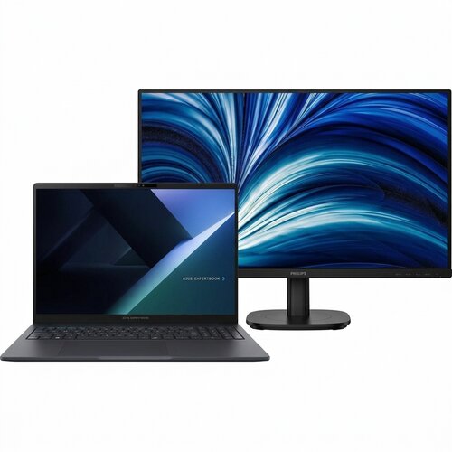 EXPERTBOOK B3605CCA 16IN ULTRA 7 255H 16GB RAM 512GB SSD W11 PRO 1Y + PHILIPS 27IN FHD LED MONITOR