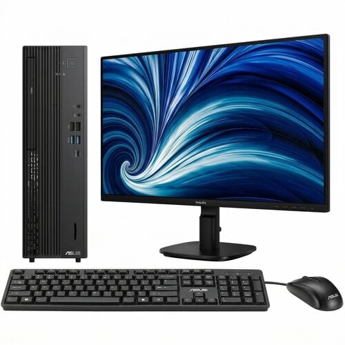 EXPERTCENTER D7 SFF I5-14400 16GB RAM 512GB SSD W11 PRO 3Y + PHILIPS 23.8IN FHD LED MONITOR