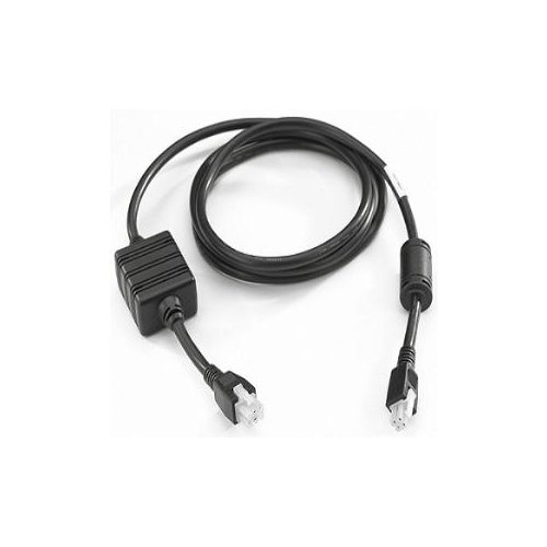 DC Line Cord Connection Between Power Supply (PWRS-14000-241R) and Four-Slot Cradles