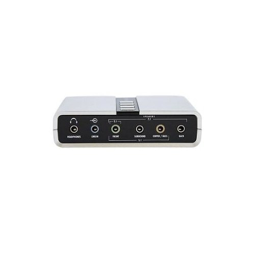 StarTech.com External Sound Box - 16 bit DAC Data Width - 7.1 Sound Channels - External - C-Media CM6206 - USB 2.0 - 48 kH