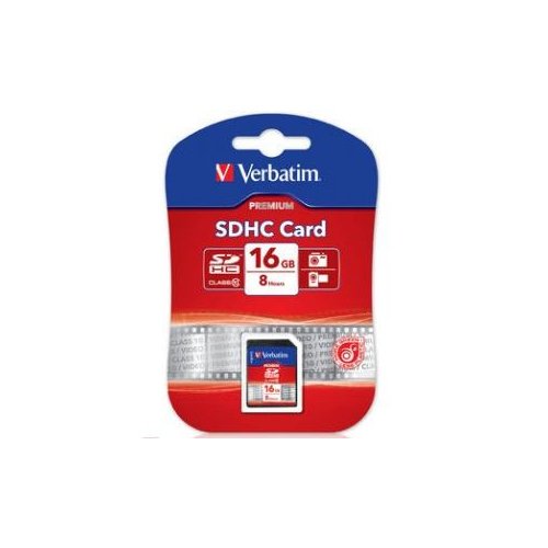 Verbatim 43962 16 GB Class 10 SDHC - 2 Year Warranty