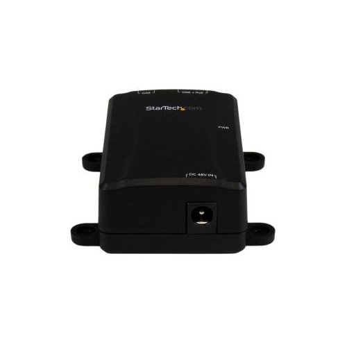 StarTech.com PoE Injector - Supply power and data connectivity to an individual Gigabit PoE device over standard Ethernet 