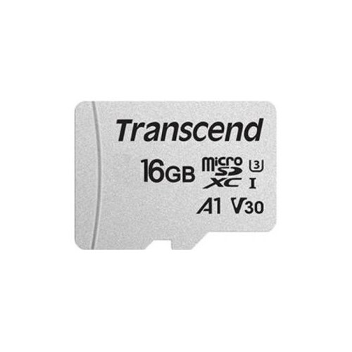 Transcend 300S 16 GB Class 10/UHS-I (U1) microSDHC - 95 MB/s Read - 45 MB/s Write