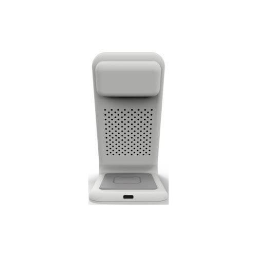 CHARGETREE SWING WITH WALL PLUG CHARGES YOUR WIRELESS ENABLED IPHONE, AIRPODS, AND APPLE WATCH AT THE SAME TIME - WHITE