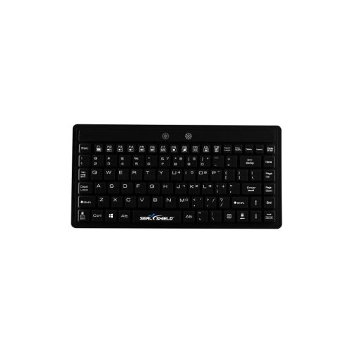 Seal Silk Mini Glow# Silicone Keyboard Waterproof Backlit Black USB