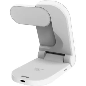 65W GAN UNIVERSAL TRAVEL POWER ADAPTER WITH ADAPTERS FOR UK, EU AND AU (2 X USB-C / 1 X USB-A) - WHITE