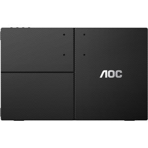 AOC 16T20 15.6in 60Hz FHD IPS Portable Monitor 1920x1080 16:9 5ms 50m:1 Samrt Contrast 230 Nits Mini HDMI/USB-C HDR SPK Tilt