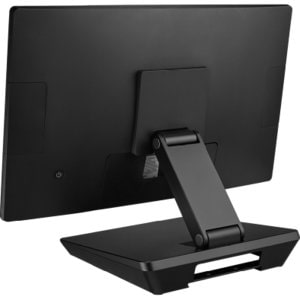 15.6" Ultra-slim all-in-one POS Terminal - Celeron J6412 - 16GB RAM - 128GB SSD - Windows 10 IoT - Black - Dual Hinge Stan