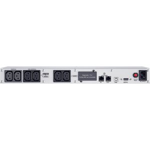 CyberPower PFC Sinewave CP700EIPFCRM1U Line-interactive UPS - 700 VA/420 W - 1U Rack-mountable - AVR - 8 Hour Recharge - 2