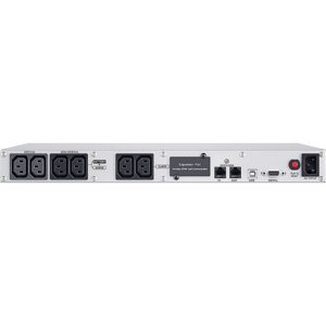 CyberPower PFC Sinewave CP1000EIPFCRM1U Line-interactive UPS - 1 kVA/600 W - 1U Rack-mountable - AVR - 8 Hour Recharge - 2
