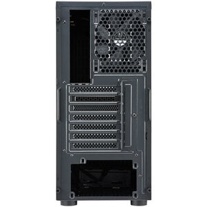 FSP CMT223S ATX SILENT OFFICE CASE BLACK, USB3.0 X2. TYPE-C X1, PRE-INSTALLED 120MM FAN X 4 , SUPPORT 300MM LENGTH VGA AND