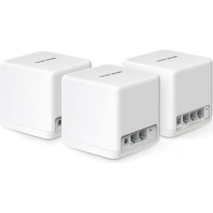 Mercusys HALO H60X 3-PACK - AX1500 Dual Band WiFi 6 - 1201 Mbps (5 GHz) + 300 Mbps (2.4 GHz) - Whole Home Mesh WiFi - 550 