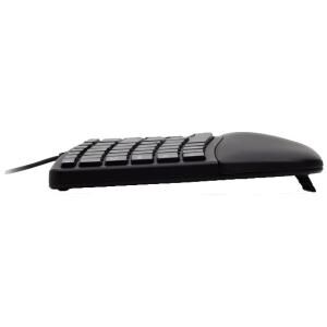 PRO FIT ERGONOMIC WIRED KEYBOARD - BLACK