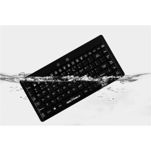 Seal Silk Mini Glow# Silicone Keyboard Waterproof Backlit Black USB