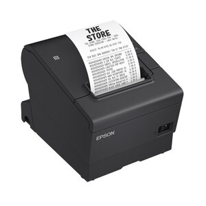 TM-T88VII-622 Desktop Direct Thermal Printer Built-in Ethernet USB Parallel PSU Included AC Cable to be purchased separately