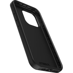 OtterBox Symmetry Case for Apple iPhone 15 Pro Max Smartphone - Black - Retail - Bacterial Resistant, Drop Resistant - Pla