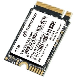 1TB M.2 2230 PCIe Gen4x4 NVMe 3D TLC DRAM-less