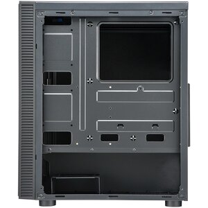 FSP CMT223S ATX SILENT OFFICE CASE BLACK, USB3.0 X2. TYPE-C X1, PRE-INSTALLED 120MM FAN X 4 , SUPPORT 300MM LENGTH VGA AND