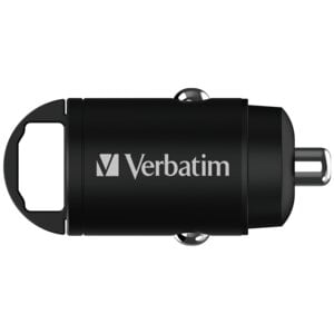 VERBATIM CAR CHARGER 30W 2 PORTS PD QC MINI - BLACK