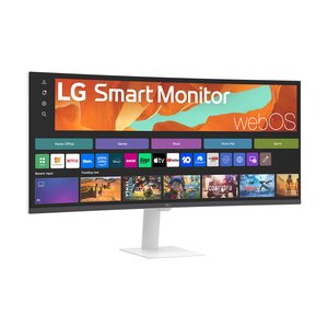 LG 34U601SA-W 34IN QHD CURVED 1800R 3440x1440 VA SMART MONITOR HDMI BT WIFI USB-A SPK TILT 3 YEARS WARRANTY