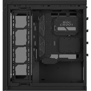 ASUS ROG Cronox GR801 Computer Case - EATX Full Tower - 9.2-inch LCD Screen - 400mm GPU Support - Dual 360mm Radiator Supp
