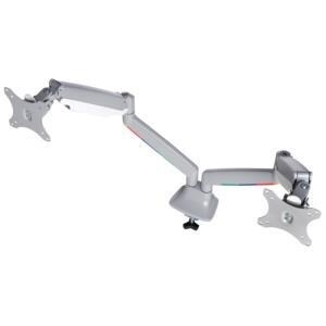 SmartFit One-Touch Height Adjustable Dual Monitor Arm