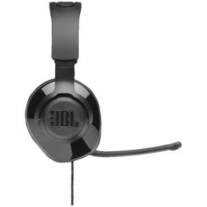 JBL Quantum 200 Wired Over-the-head Stereo Gaming Headset - Black - Binaural - Circumaural - Noise Reduction, Echo Cancell