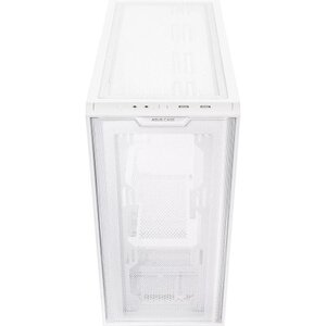 ASUS A21 PLUS White microATX case offers support for hidden-connector motherboards, 360 mm radiators and 380 mm graphics c