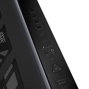 ASUS ROG Cronox GR801 Computer Case - EATX Full Tower - 9.2-inch LCD Screen - 400mm GPU Support - Dual 360mm Radiator Supp